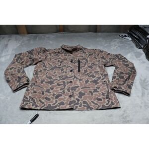 Alaskan Hard Gear Jacket Mens Medium Camo Stone Run Utility Rain Hunt Waterfowl
